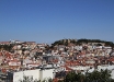 Vista di Lisbona dal punto panoramico Miradouro S.Pedro de Alcântara.