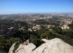 Vista del paesaggio Castello dei Mori (Castelo dos Mouros, Sintra, Portogallo)